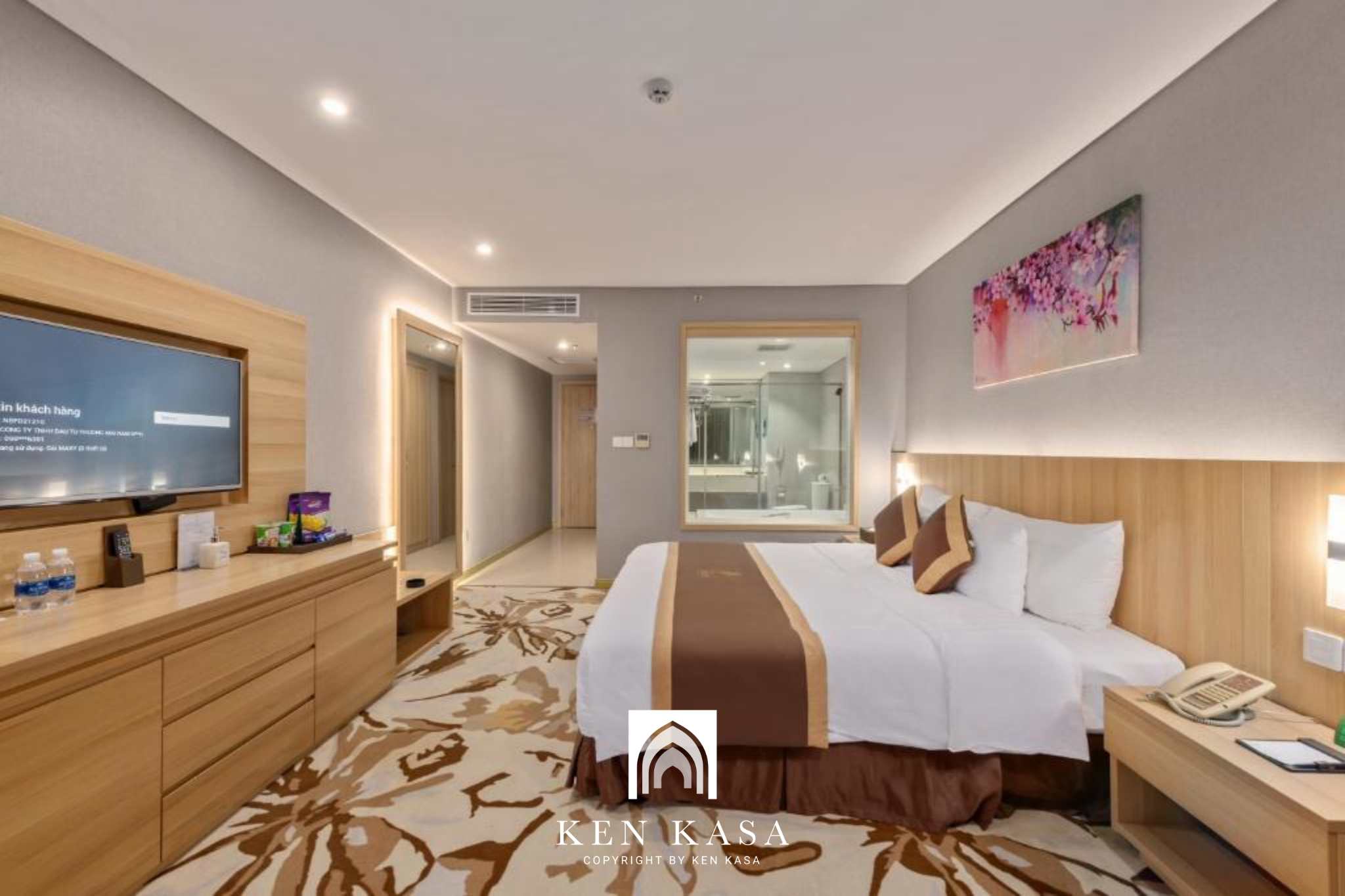Mẫu thiết kế ph&ograve;ng suite của the reed ninh binh hotel 
